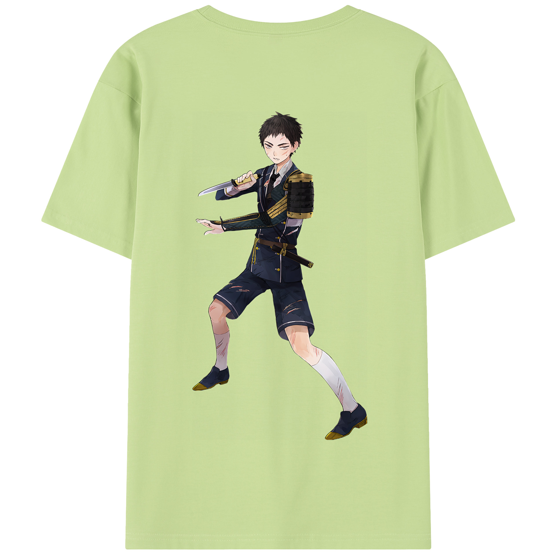 （画像用） 刀剣乱舞 Touken Ranbu 綿100％半袖Tシャツ（背面プリント）